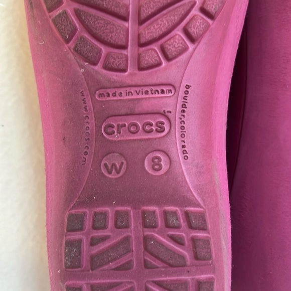 Crocs Mammoth Flats Pomegranate Pink - Picture 6 of 6